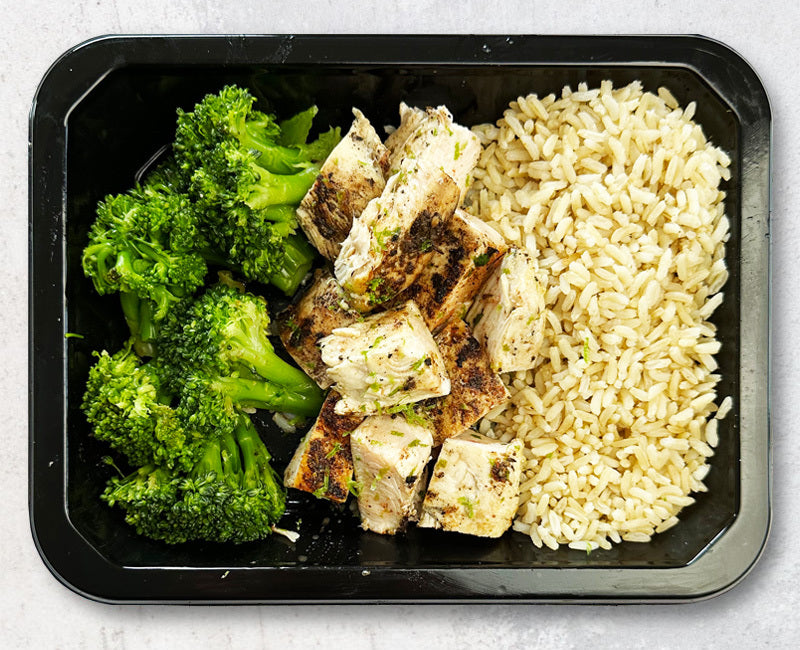 Cilantro Lime Chicken, Broccoli & Brown Rice
