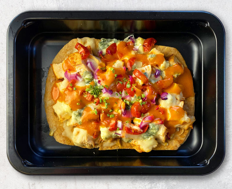 Buffalo Chicken Pizza Prep Meal Healthy Food Delivery Programs Fuel