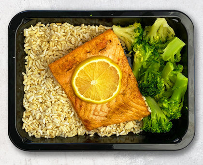 Salmon, Broccoli & Brown Rice